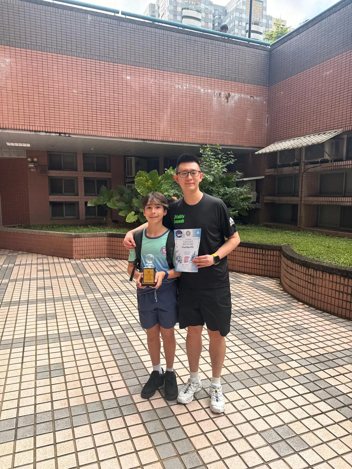 Vitality Squash student