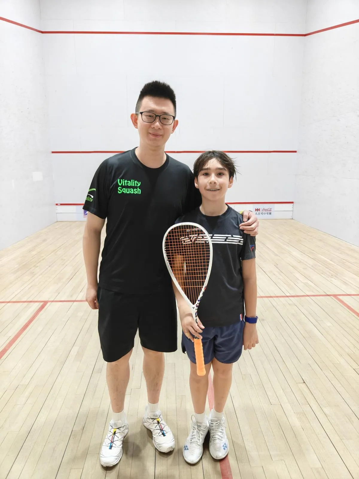Vitality Squash student